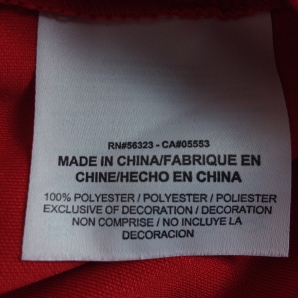 Nike Golf Tour Performance Dri-Fit Golf Shirt Red - Picture 5 of 6